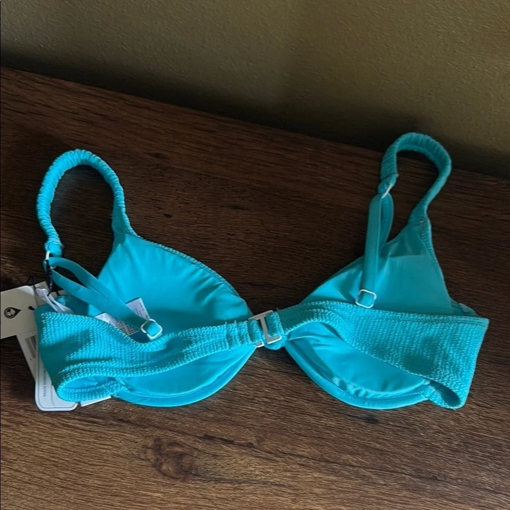 Women's Blue Knot Bikini Top